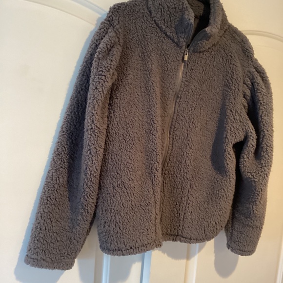 Express full zip Teddy jacket in size M - Picture 5 of 8